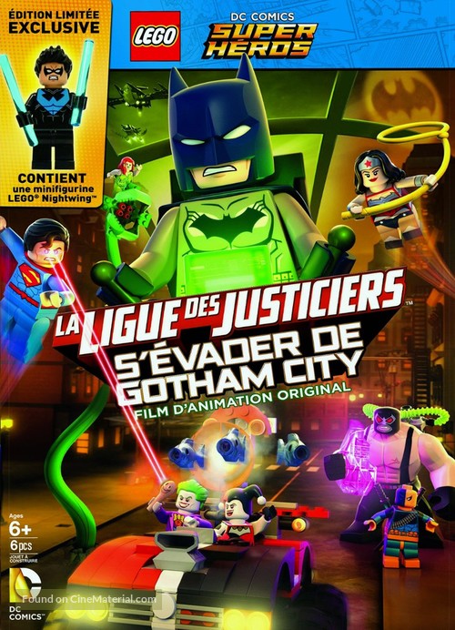 Lego DC Comics Superheroes: Justice League - Gotham City Breakout - French DVD movie cover