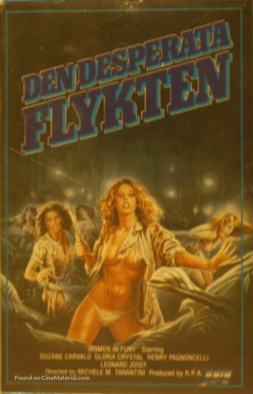 Femmine in fuga - Swedish VHS movie cover