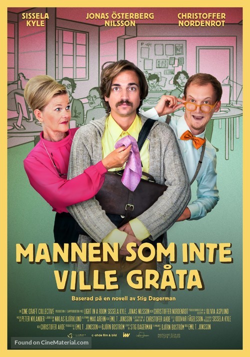 Mannen som inte ville gr&aring;ta - Swedish Movie Poster