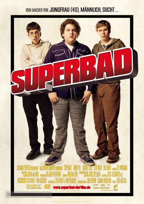 Superbad - German Movie Poster