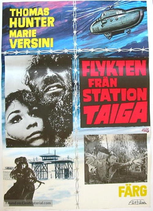 Liebesn&auml;chte in der Taiga - Swedish Movie Poster