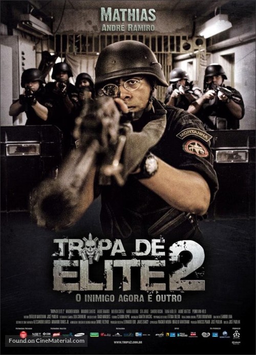 Tropa de Elite 2 - O Inimigo Agora &Eacute; Outro - Brazilian Movie Poster