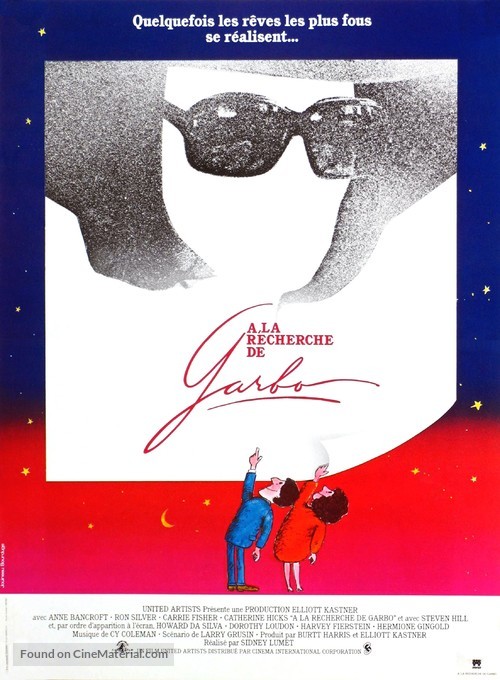 Garbo Talks - French Movie Poster