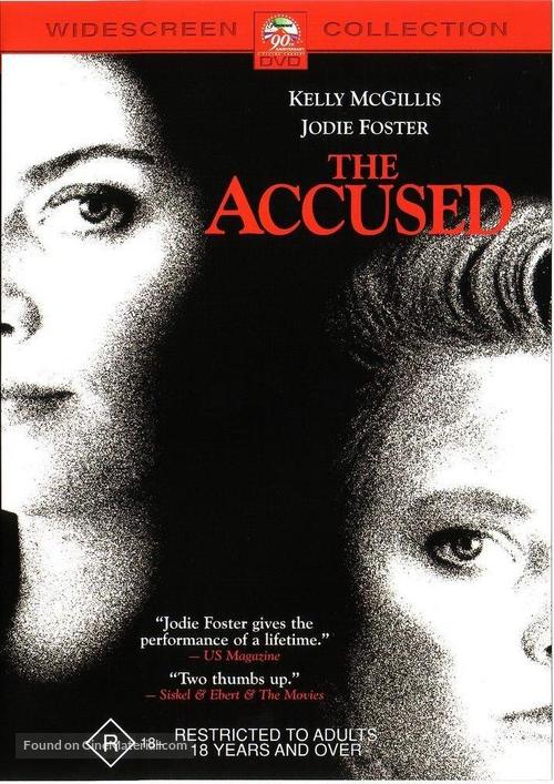 The Accused - Australian DVD movie cover