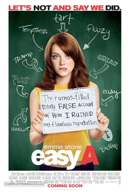 Easy A - Movie Poster