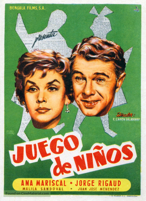 Juego de ni&ntilde;os - Spanish Movie Poster