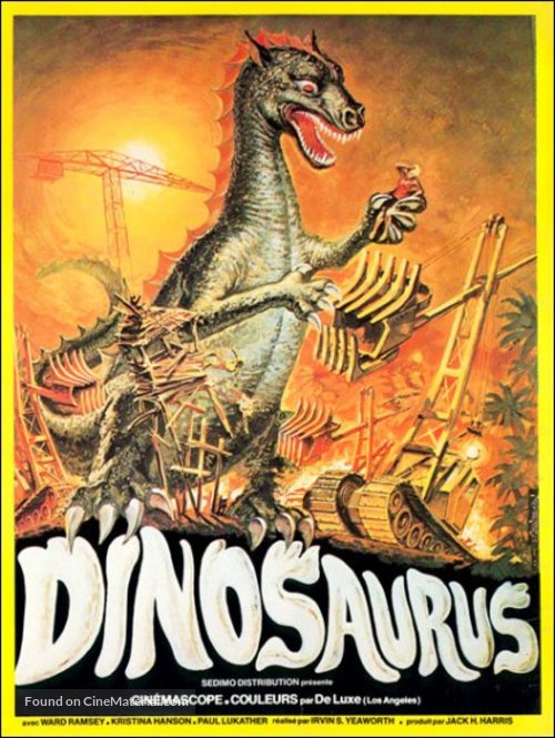 Dinosaurus! - French Movie Poster