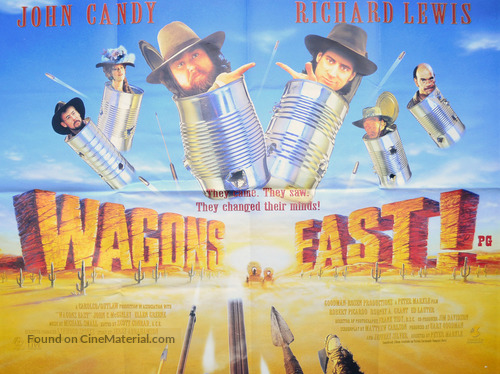 Wagons East - British Movie Poster