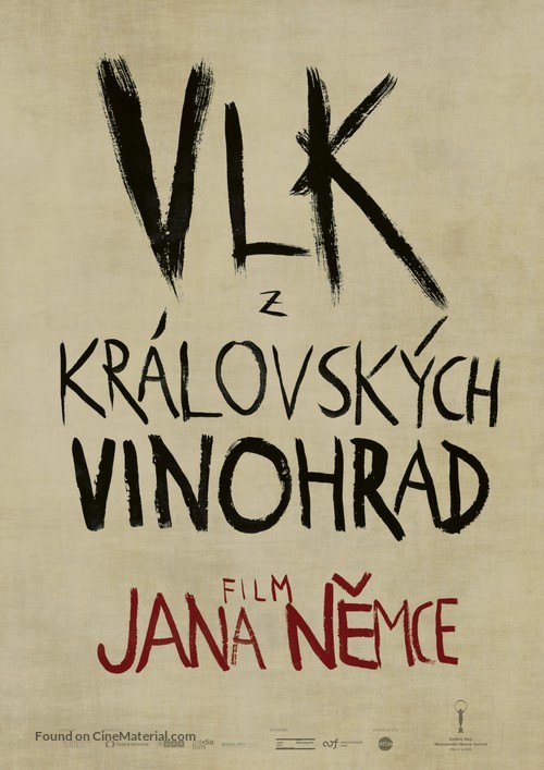 Vlk z Kr&aacute;lovsk&yacute;ch Vinohrad - Czech Movie Poster