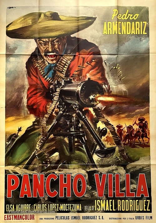 As&iacute; era Pancho Villa - Italian Movie Poster
