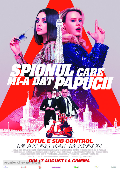 The Spy Who Dumped Me - Romanian Movie Poster