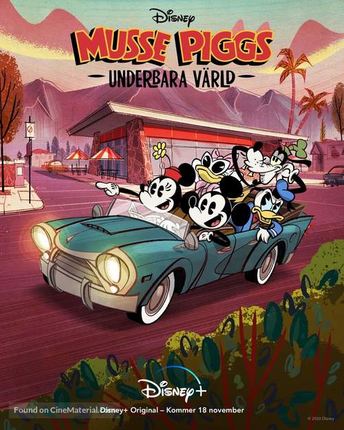 &quot;The Wonderful World of Mickey Mouse&quot; - Swedish Movie Poster