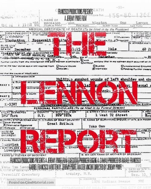 The Lennon Report - Movie Poster