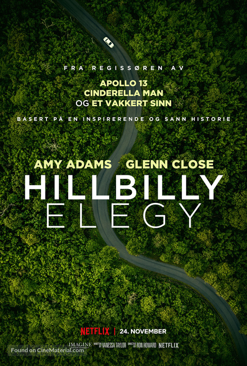 Hillbilly Elegy - Norwegian Movie Poster