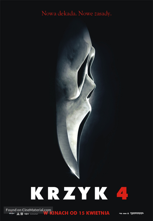 Scream 4 - Polish Movie Poster