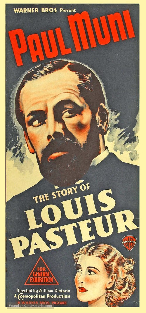 The Story of Louis Pasteur - Australian Movie Poster