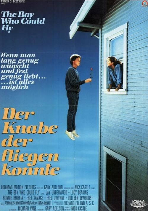 The Boy Who Could Fly - German Movie Poster