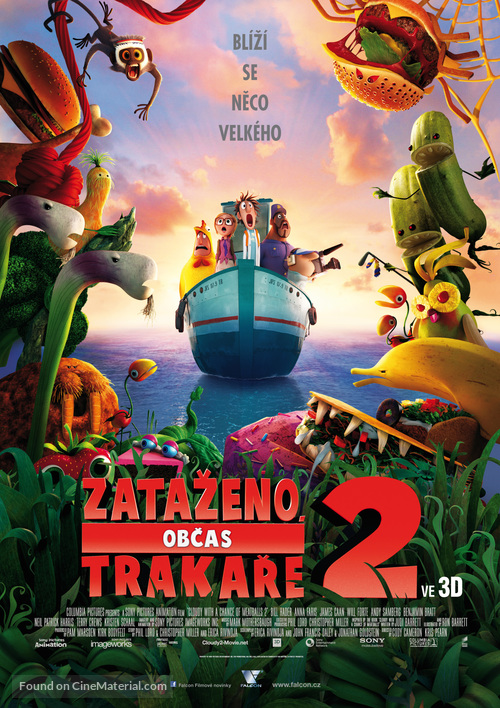 Cloudy with a Chance of Meatballs 2 - Czech Movie Poster