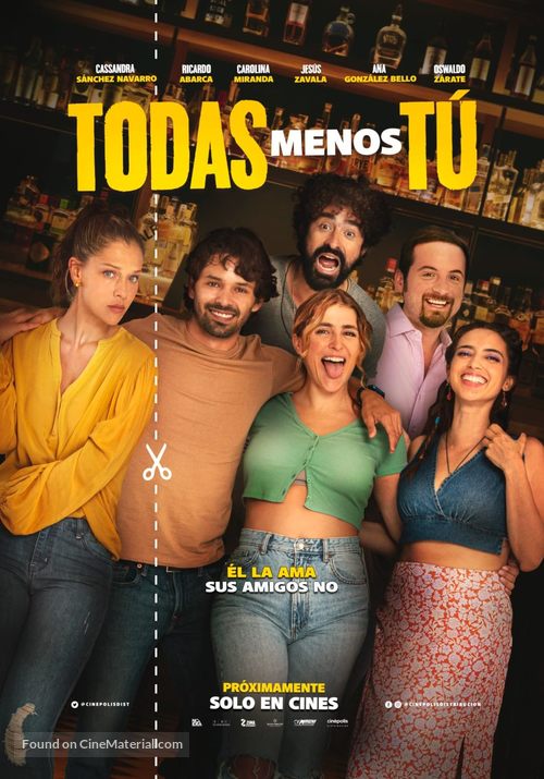 Todas menos t&uacute; - Mexican Movie Poster