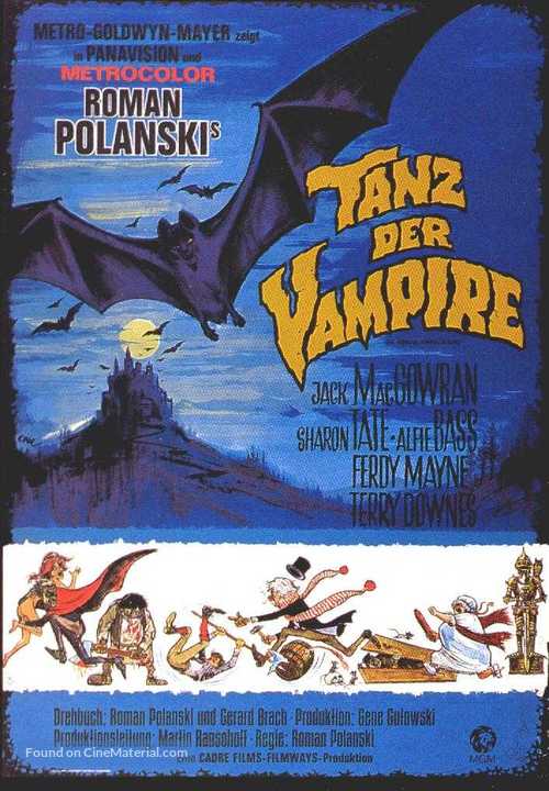 Dance of the Vampires - German Movie Poster
