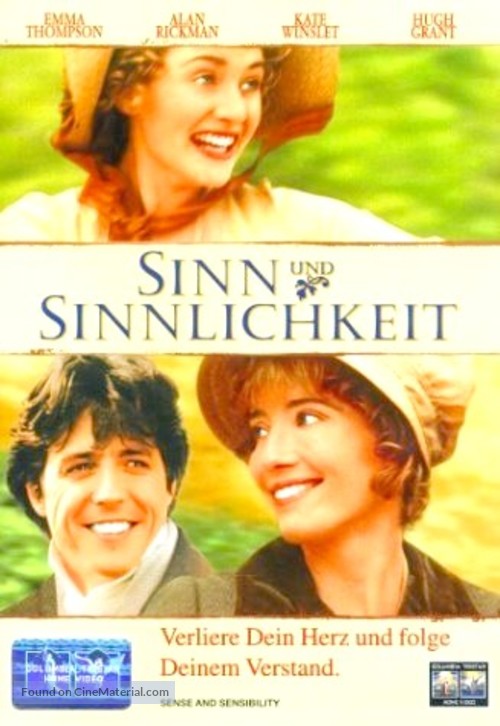 Sense and Sensibility - German Movie Cover