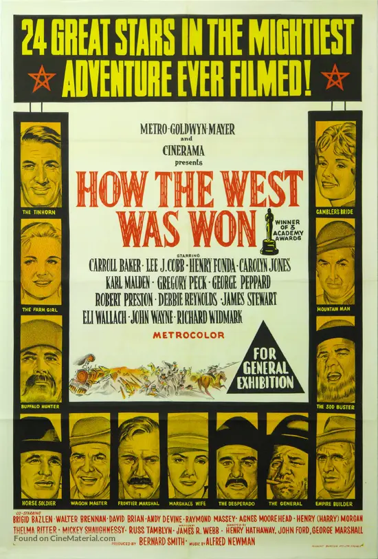 How the West Was Won - Australian Movie Poster