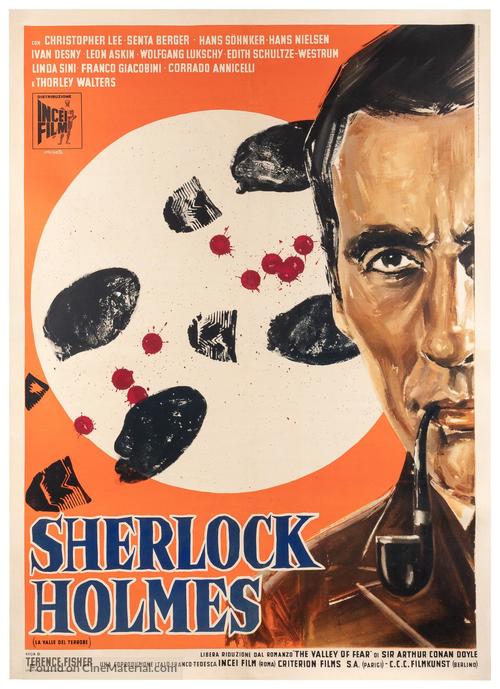 Sherlock Holmes und das Halsband des Todes - Italian Movie Poster