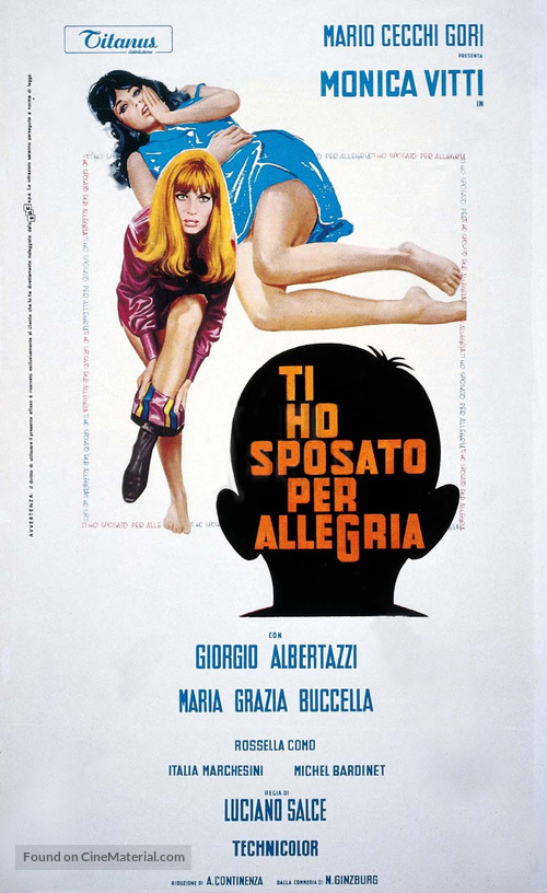 Ti ho sposato per allegria - Italian Movie Poster