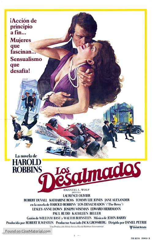 The Betsy - Argentinian Movie Poster