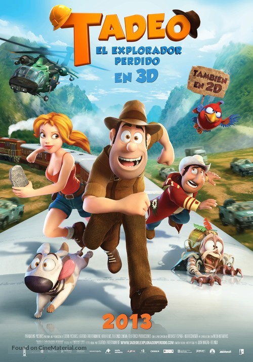 Las aventuras de Tadeo Jones - Colombian Movie Poster