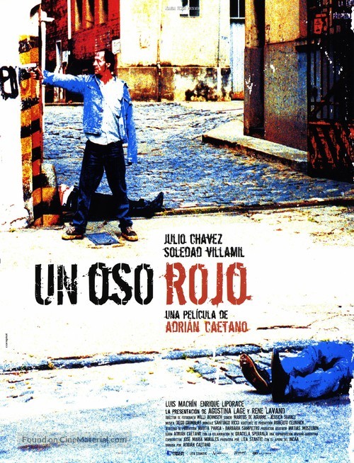 Un oso rojo - Spanish Movie Poster