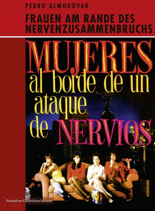 Mujeres Al Borde De Un Ataque De Nervios - German DVD movie cover