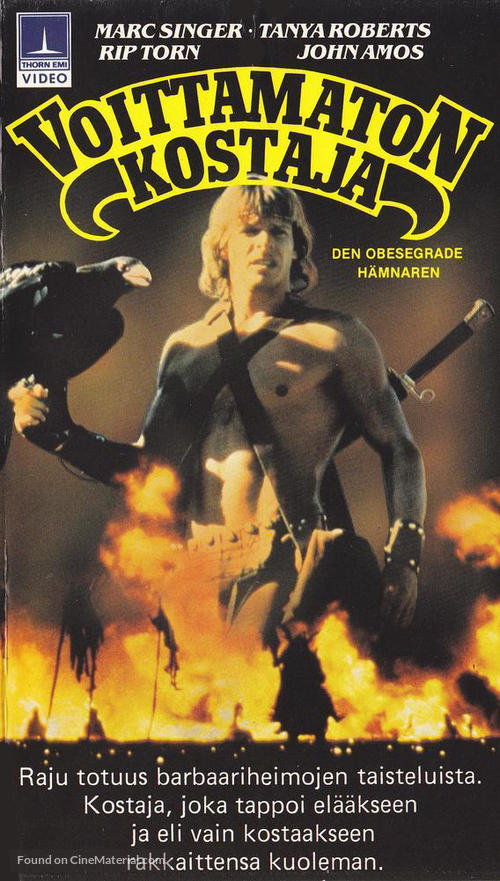 The Beastmaster - Finnish VHS movie cover