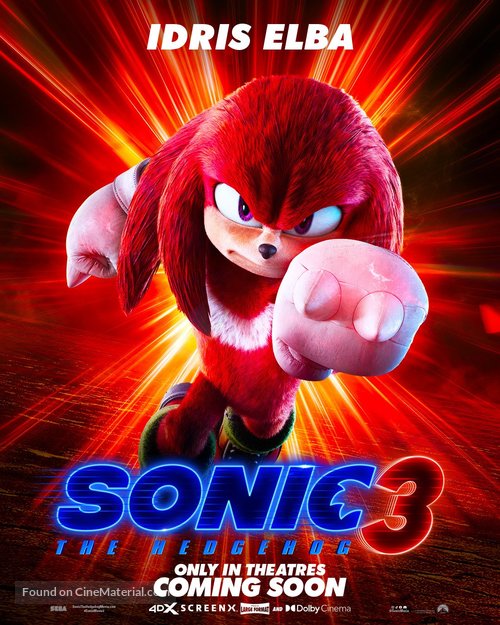 Sonic the Hedgehog 3 - Canadian Movie Poster