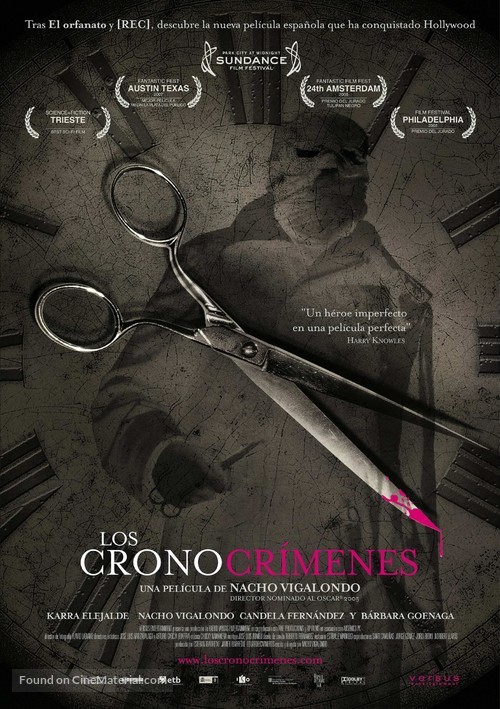 Los cronocr&iacute;menes - Spanish Movie Poster