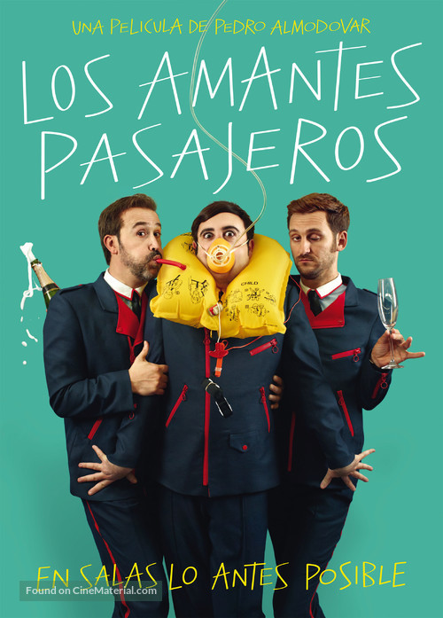 Los amantes pasajeros - Spanish Movie Poster