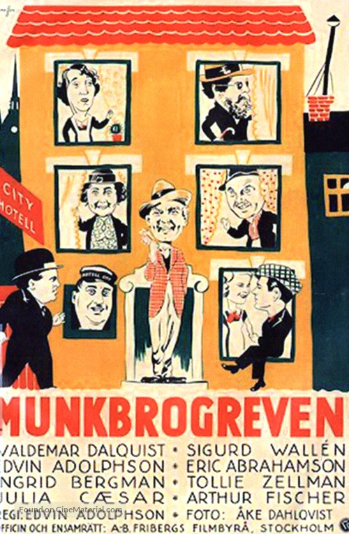 Munkbrogreven - Swedish Movie Poster