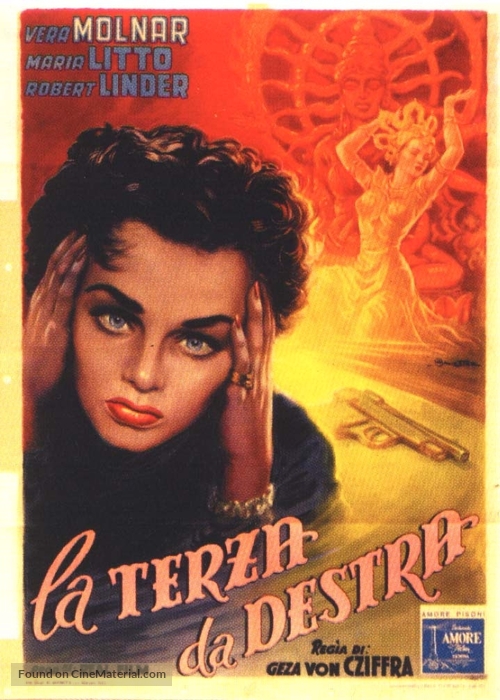 Dritte von rechts, Die - Italian Movie Poster