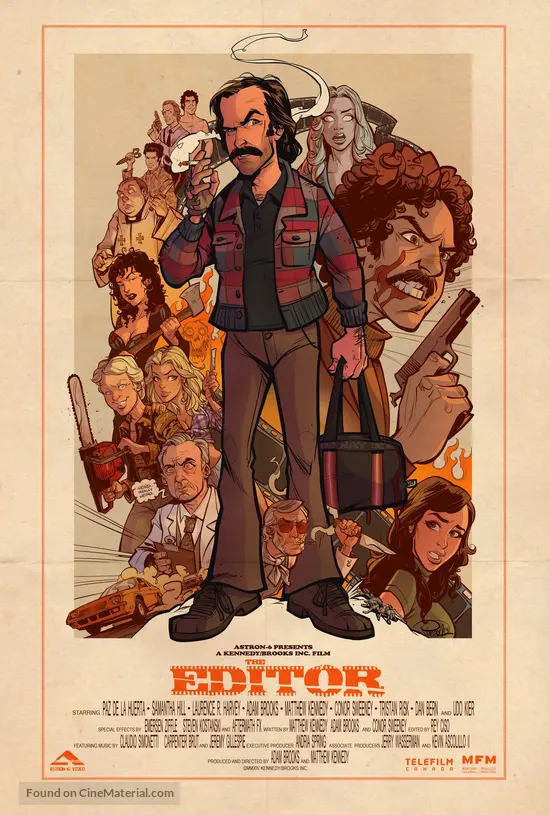 The Editor 2014 Canadian Movie Poster