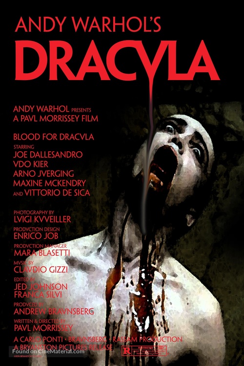 Blood for Dracula - poster