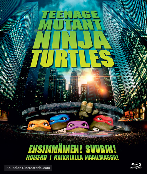 Teenage Mutant Ninja Turtles - Finnish Blu-Ray movie cover