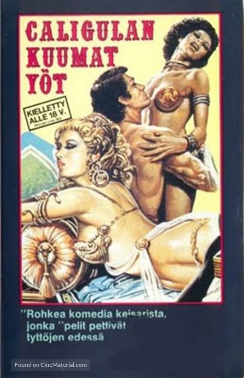 Le calde notti di Caligola - Turkish VHS movie cover