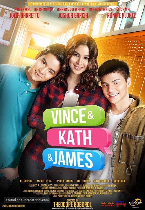 Vince &amp; Kath &amp; James - Philippine Movie Poster