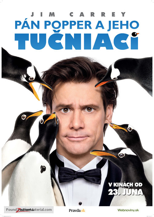 Mr. Popper&#039;s Penguins - Slovak Movie Poster
