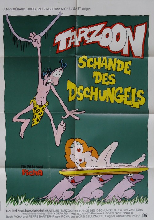 Tarzoon, la honte de la jungle - German Movie Poster