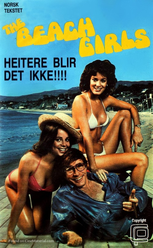 The Beach Girls - Norwegian VHS movie cover