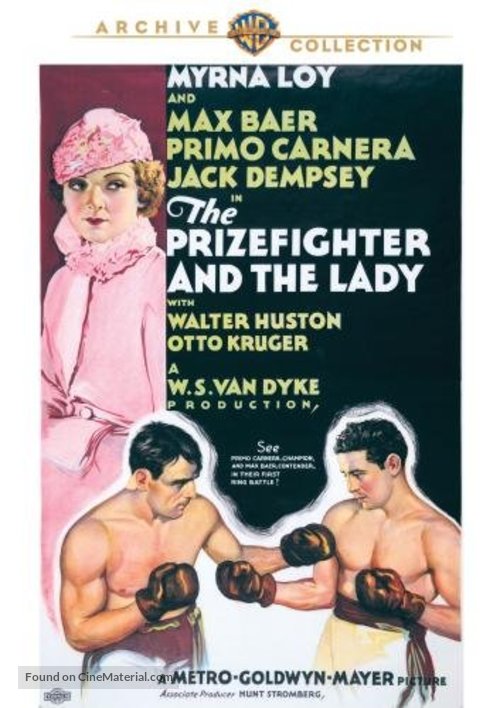 The Prizefighter and the Lady - DVD movie cover