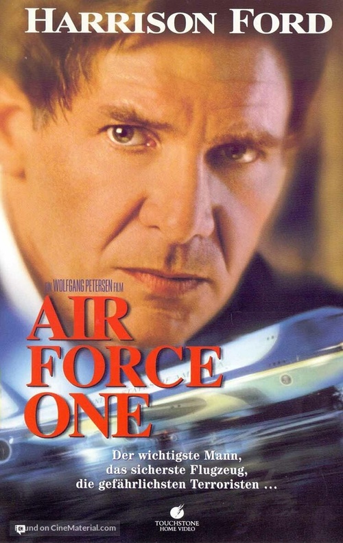 Air Force One - German VHS movie cover