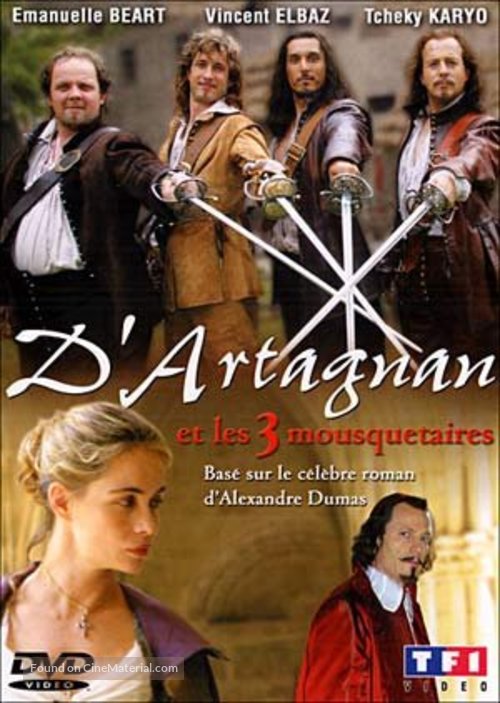 D&#039;Artagnan et les trois mousquetaires - French DVD movie cover