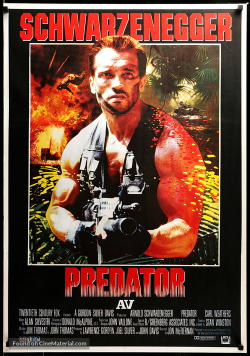 Predator - Turkish Movie Poster